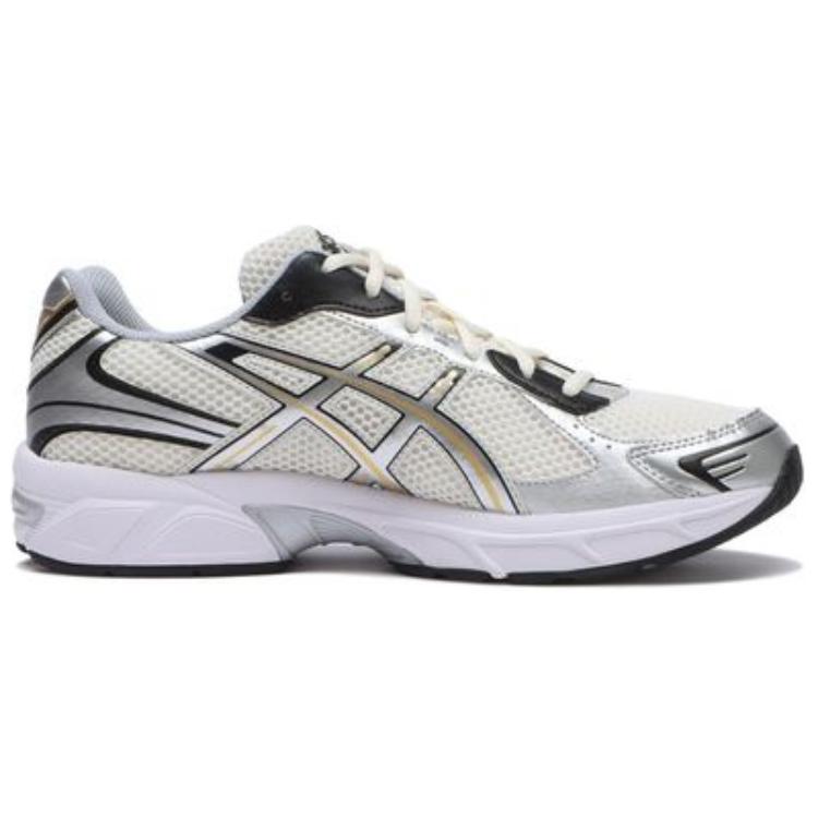 Asics Adidași Unisex Gel 1130 Negru Argintiu Piele Pur Argintie 1203A582-100