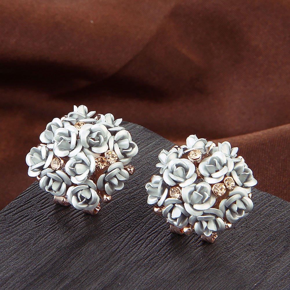 Jewellery for Women Gold-plated Floral Stud Tops Earings Earrings for Women & Girls