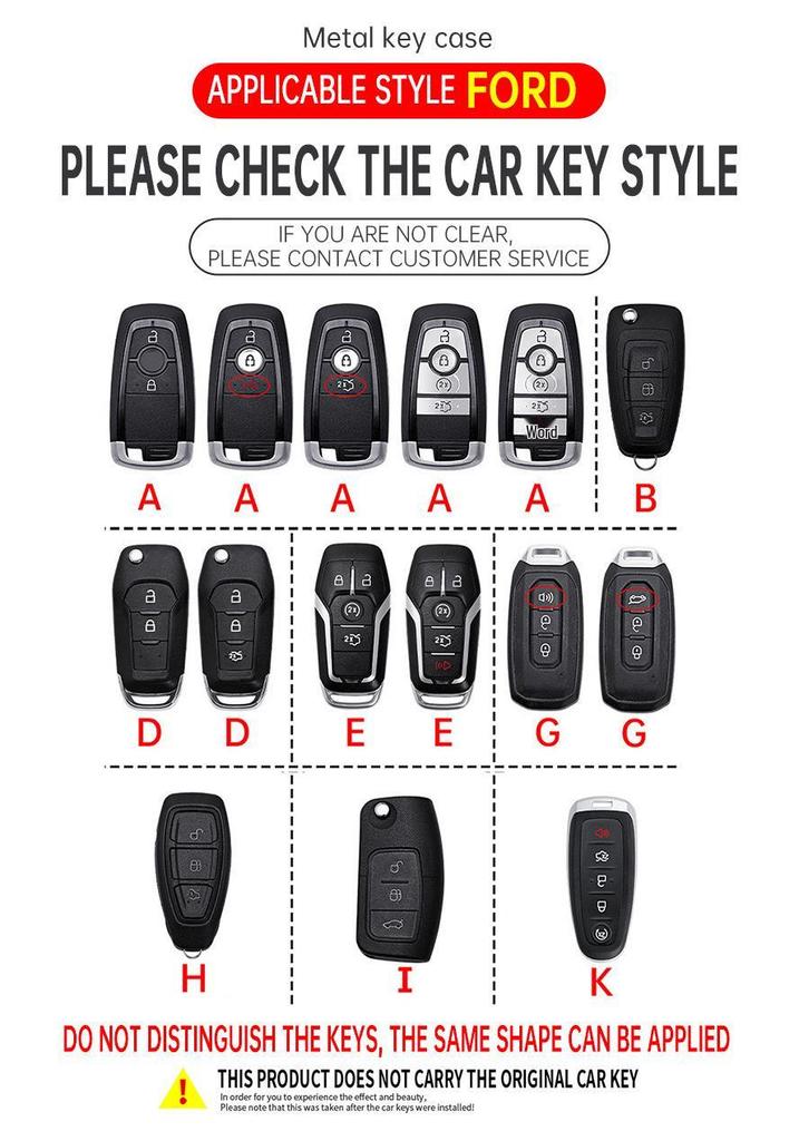 Ford Focus Mondeo Edge Escort Explorer Fiesta Key Shell Case