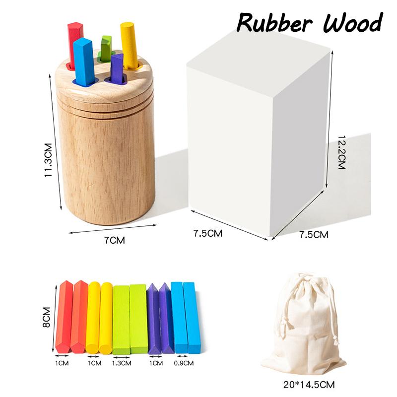 Toys Educational Toys Baby Sensory Bin Montessori Permanent Box Parish Sensory Play Color Shape Sorting Games Cognitive Wooden