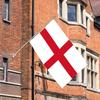 England Flagge Polyester St. Georgskreuz Fahnen 10m Stoff Girlande 30 Fahnen/10 Stück Handfahnen für Fußballmeisterschaft