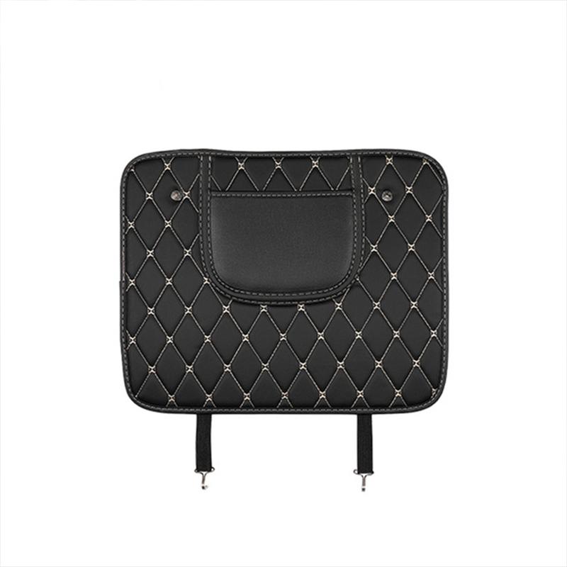 2025 New PU Leather Car Seat Back Protector Cover Mat for Kids Kick Clean Anti Dirt Mud Protection