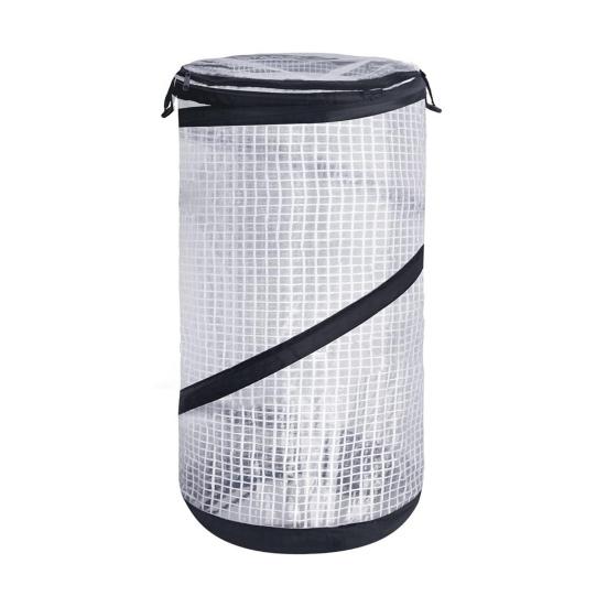 Pop-up Mini Greenhouse PVC Spring-up Plant Protector with Zipper-Portable Greenhouse Cover for Gardening Plants Cold