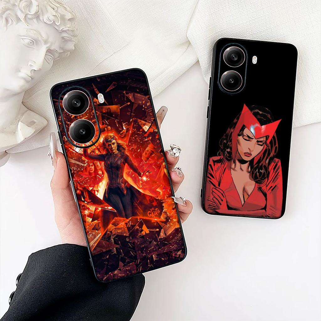 Scarlet Witch Marvel Wallpaper Phone Case for Xiaomi Poco C85 C65 C75 X7 X6 M6 M8 F7 F8 Ultra F6 Pro Cover Casing