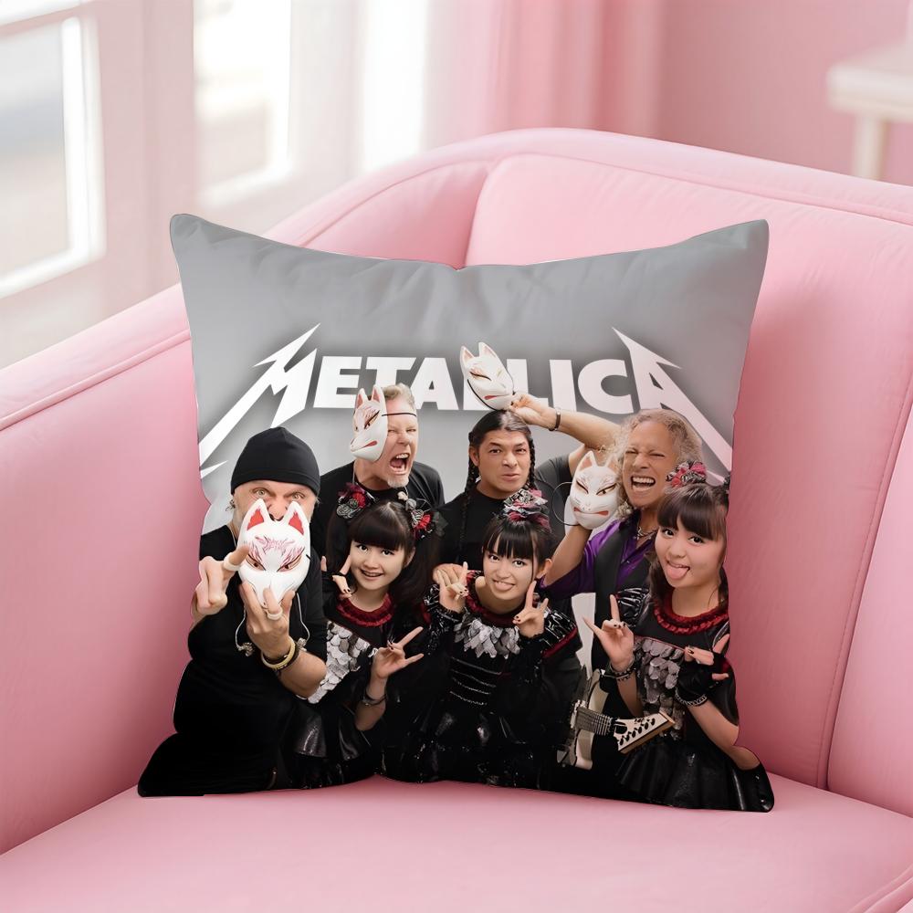 Girlgroup Metal BBBabymetal Cushion Cover Pillow Case Soft Skin Friendly Fabric Comfort  Concealed Zipper