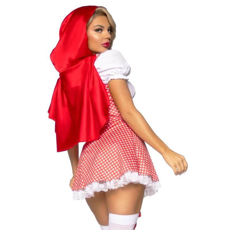 Rotkäppchen Kostüm Umhang Verkleidung Halloween Cosplay Märchen Prinzessin für Frauen Erwachsene