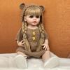 55 CM 22 Inch Reborn Dolls Realistic Full Silicone Baby Bebe Vinyl Newborn Girl Doll Princess Toddler Toy Gift