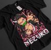 Demon Slayer Shirt Nezuko T-Shirt Tanjiro KNY Anime Zenitsu Top Akaza Muzan Tee