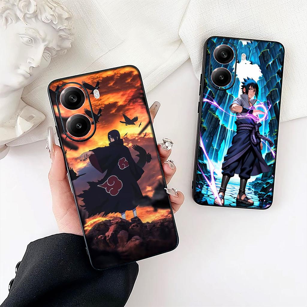 Cartoon Narutos Itachi Uchiha Sasuke Cover for Motorola Moto Edge 70 60 Fusion NEO Pro G Stylus G56 G96 G52 G04 G05 20 Case