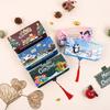 Santa Claus Christmas Cash Gift Envelope Christmas Tree with 10 Slots Folding Banknote Card Christmas Red Envelope