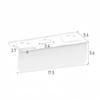 Bathroom Shelf Organizer Wall Mounted, Adhesive Razor Holder Shaver Storage, No Drilling Toiletries Rack