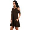 Fashion Woman's Short Sleeve Dress Casual Ladies Short Dress Summer Female Clothing for Dresses