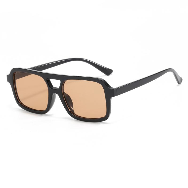 3pcs/6pcs New Parallel Bars Versatile Sun Glasses Retro Fashion Outdoor Sunglasses Riding UV Protection Eyeglasses Female