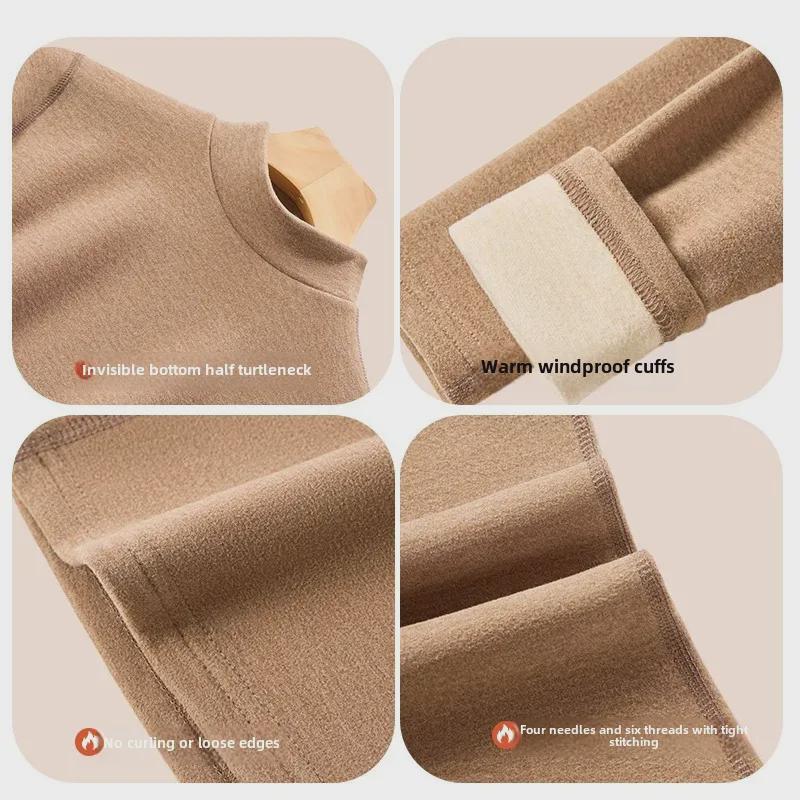 Duitse Kasjmier Herfstpak: Dames Thermisch Katoenen Trui & Broek voor Ouderen