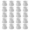 20Pcs Chair Leg Floor Protectors Silicone Table Feet Covers for Hardwood Floors Furniture Leg Caps Non Slip Covers Reduce Noise for Square Round