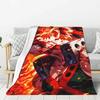 My H-hero Academia Cartoon Printed Blanket Warm Flannel Blankets Soft and Comfortable Blanket Home Travel Blanket Birthday Gift