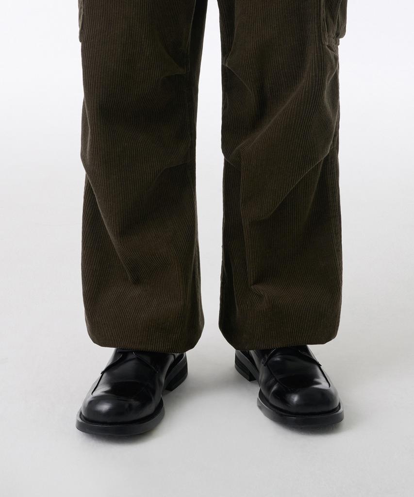 MUSINSA STANDARD Corduroy Parachute Cargo Pants [Dusty Khaki]