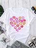 (Asian Size) butterfly lovely Short Sleeve T-shirts O-neck Casual Clothing Fashion Female Women's Top T shirt Printed Graphic Tee