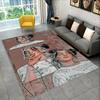 Fashion Billie Eilish Singer Star Carpet Rug for Playroom Bedroom Living Room Sofa Home Decor Kids Area Rug Non-slip Floor Mat