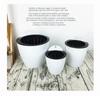Automatic Watering Flowerpot With Water Absorbing Rope Wall Hanging S/m/l Plastic Garden Decoration Plant Flowerpot