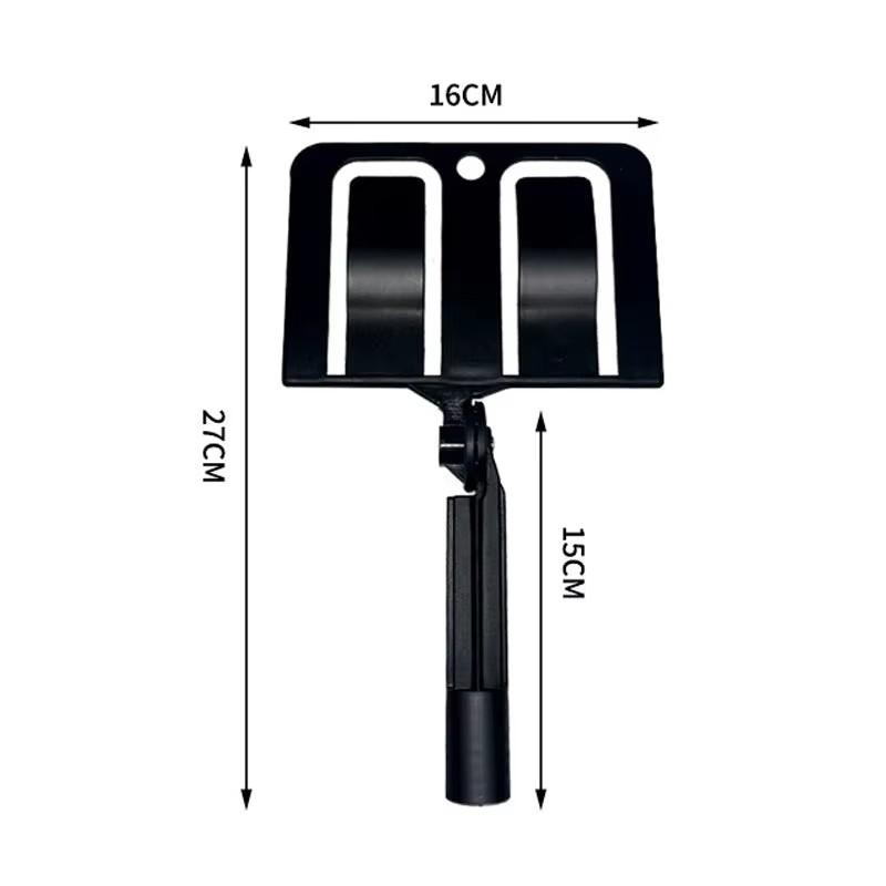 Baffle Holder With Extension Pole Rotation For Paint Color Separation Prevent Splashing Detachable Cleaning Tool Set