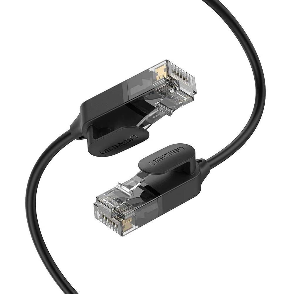 Ugreen Network Cable Nw122 Ethernet Rj45, Cat.6A, Utp, 1M (Black)