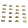 20 Pcs Brake Line Nuts Fittings M10 X 1mm Metric Brake Line Invert Flare Fittings for 3 16 Inch Brake Line Tube