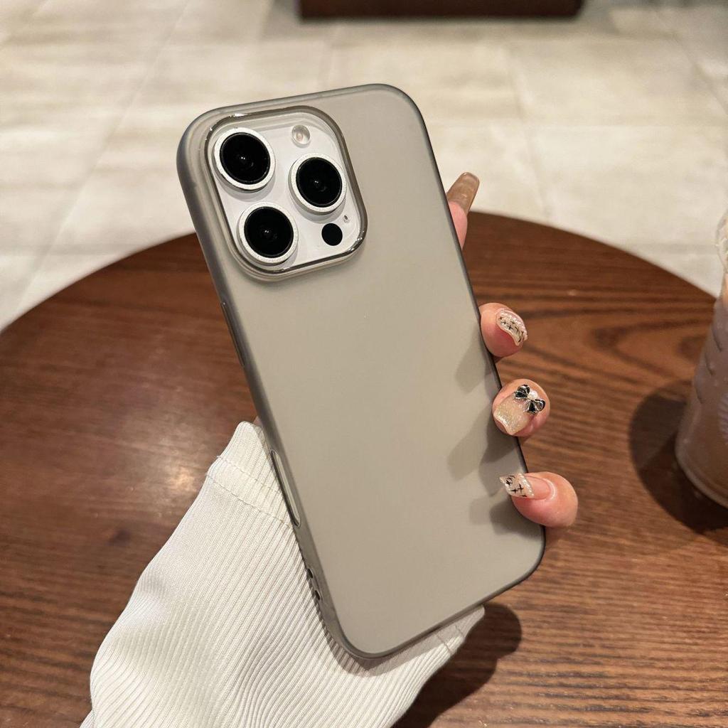 Tömör, félig átlátszó, leejtésálló TPU telefontok Apple iPhone 17 Pro Max készülékhez
