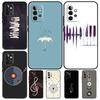 Minimalistischen Musik Liebhaber Fall Für Samsung Galaxy A52 A42 A32 A22 A12 A51 A71 A14 A24 A34 A54 A13 A23 A33 a53 Coque