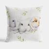 Christmas Velvet Pillowcase 40x40 Easter Rabbits