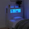 Vidaxl LED Bed Headboard, White, 100X18.5X103.5 Cm