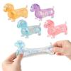 1/4Pcs Stress Relief Toy Glossy Finish Soft Slow Rebound TPR Material Dachshund Squeeze Toy Animal Decompression
