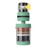 6-Layer Water Faucet Filter for Kitchen Anti-Splash Swivel Aerator with Clear Window Universal Tap Attachment for Home Sink