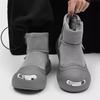 Fleece Thickened Warm Snow Cotton Shoes New Winter Big Head Cotton Boots Small Thick-soled Snow Boots