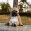 French Bulldog Statue Dog Figurine Resin Ornament for Outdoor Or Indoor Decor