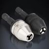 Mini Keyless Drill Chuck Adapter 0.3-3.4mm 1/4 Hex Shank for Easy Bit Changes Perfect for DIY Home Improvement ProjectsGood Product