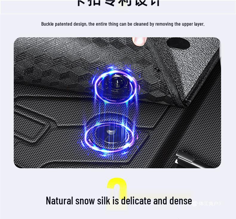 Tapis de sol TPE Geely Binyue L 2025 Ensemble complet - Décoration d'intérieur de voiture et Pièces de modification.