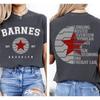 Camiseta Vintage Bucky Barnes 1917 Camiseta Soldado Invernal Tendência Estampa Gráfica na Frente e nas Costas Camiseta Masculina Feminina Manga Curta Top