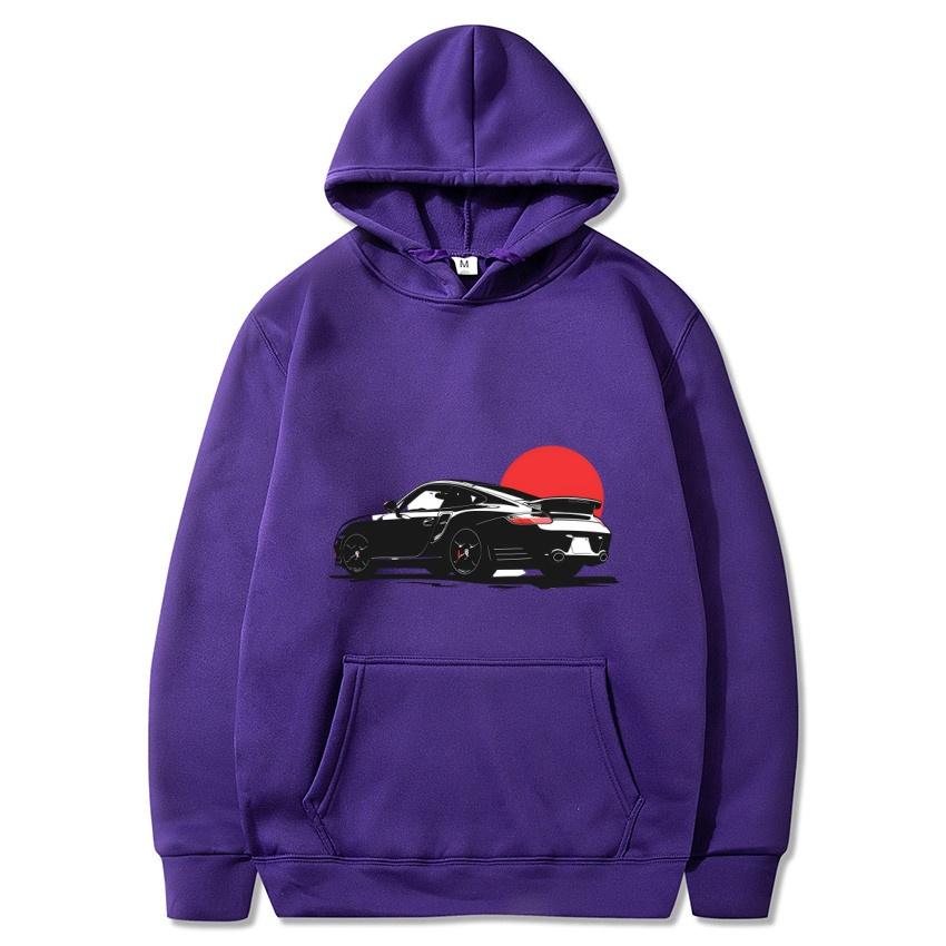 Sports Cars, Luxury Cars, Printed Autumn and Winter Hoodies, Men's and Women's Long Sleeved Streetwear, Hip-hop Warm Hoodies
