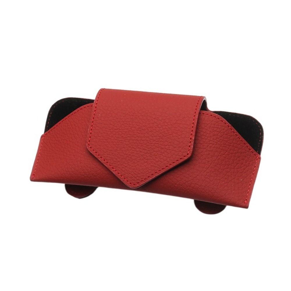 Wear-Resistant Auto Eyeglasses Storage Case Auto Sun Visor Glasses Holder for Car Sun Visor