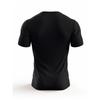 Herrs Grafisk T-shirt med Hylande Varg, Avslappnad Rundhalsad Kortärmad T-shirt, Lätt Stretch, Sommartopp, Geometriskt Mönster, Normal Passform
