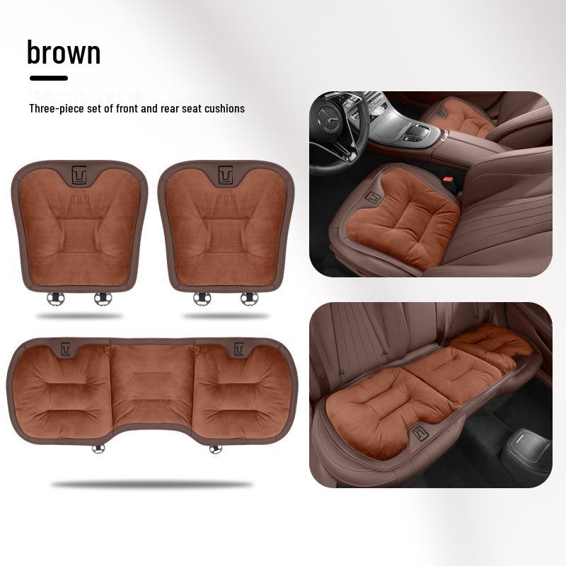 Warm Flannel Seat Cushions for Tank Cars – Winter Comfort for Front & Rear
