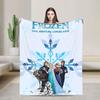 Couverture Chaude Douce Voyage Bureau Dessin Animé Olaf La Reine des Neiges Jetés Literie Flanelle Couvre-lit Pour Chambre Esthétique Housse de Canapé-lit
