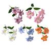 Artificial Lily Flower with 3 Heads Full Blooms Real Touch Fake Lily Flower