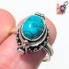 Natural Santa Rosa Turquoise 925 Sterling Silver Jewelry Ring Size 8.5 AR-17477