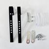 Adjustable Metal Bicycle Basket Hooks with Screws for E-Bike Accessories