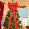 Extra Large Christmas Tree Topper Bows 70.9" X 24" Giant Bow Ribbon