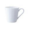 Mug, 300cc, Cher Blanc, Microwave and Dishwasher Safe, Fine Porcelain (Premium White), T94855/1655