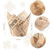 50pcs Newspaper Style Baking Cup Cupcake Liner Cupcake Wrapper Molde Cupcake Paper Cups Bakeware Tool for Wedding Birthday Party