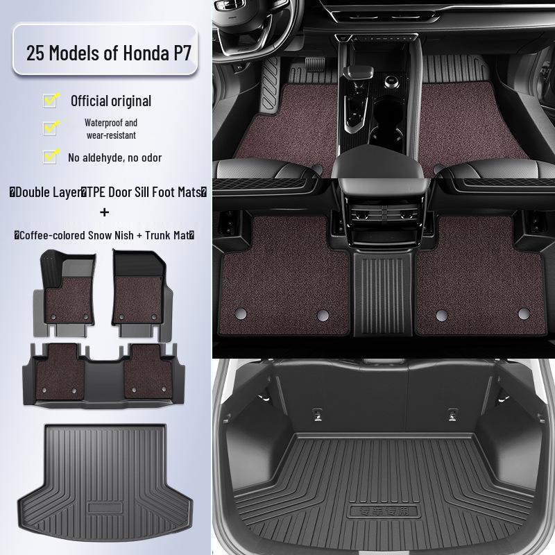 2025 GAC Honda P7 Full TPE Car Floor Mats Set